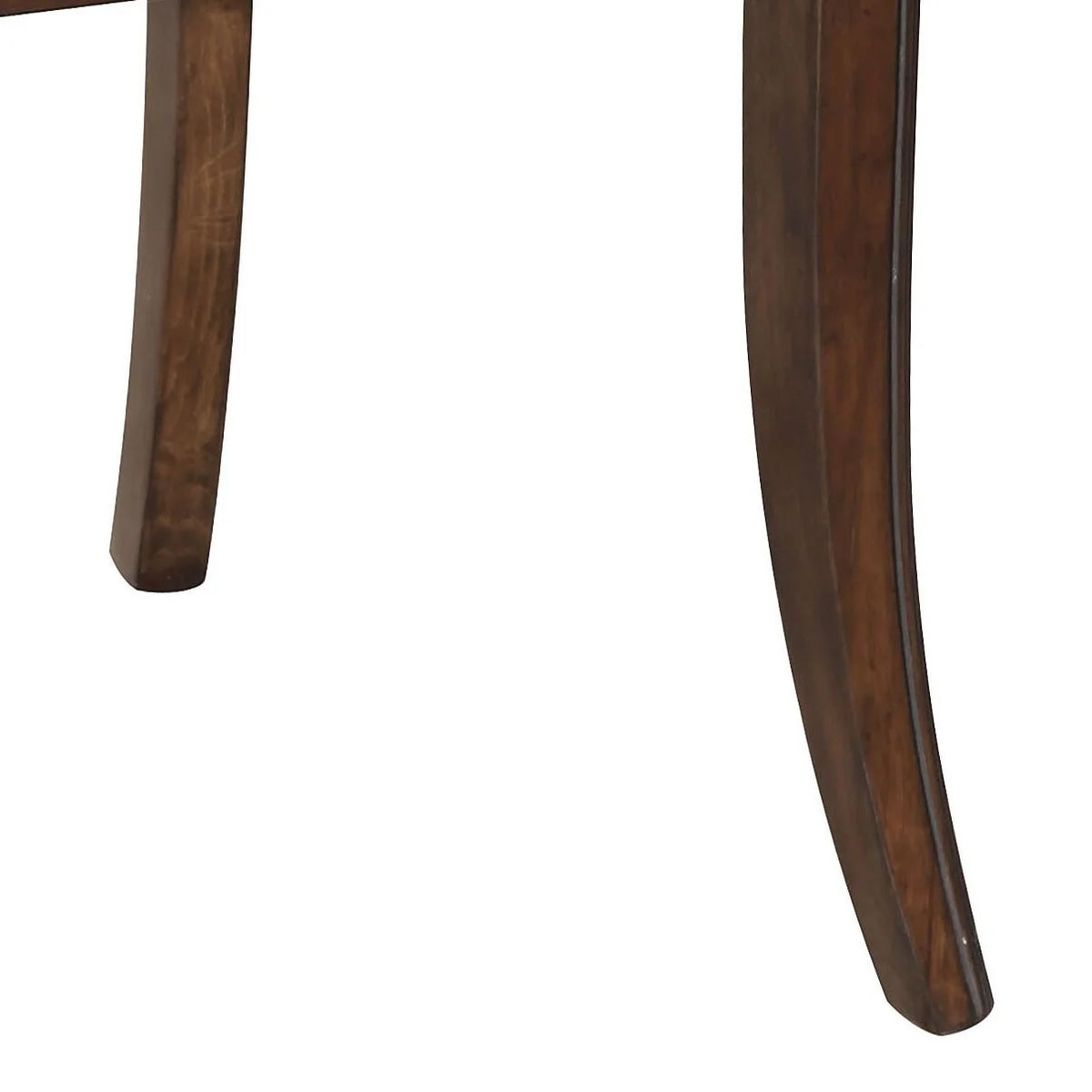 Brown and Dark Walnut Cross Back Side Chairs Set of 2 V280