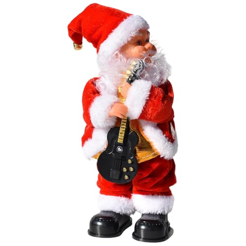 Animated Singing and Dancing Santa Claus Christmas Figurine W3882