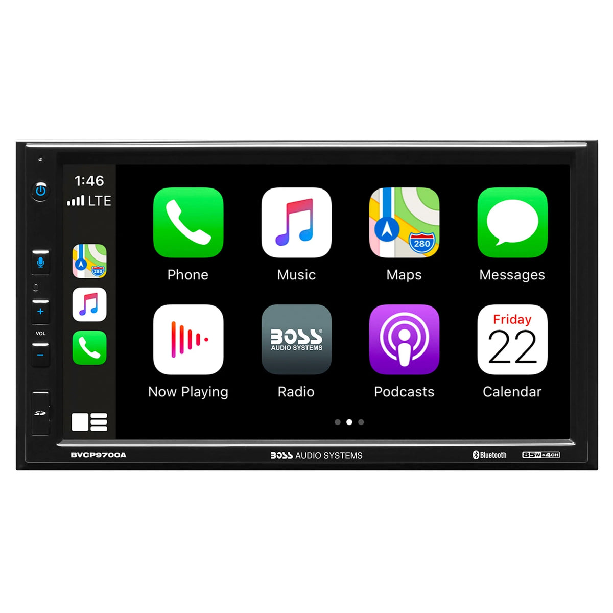 Double Din 7 Inch Touchscreen Car Stereo with Apple CarPlay Android Auto Bluetooth U780770