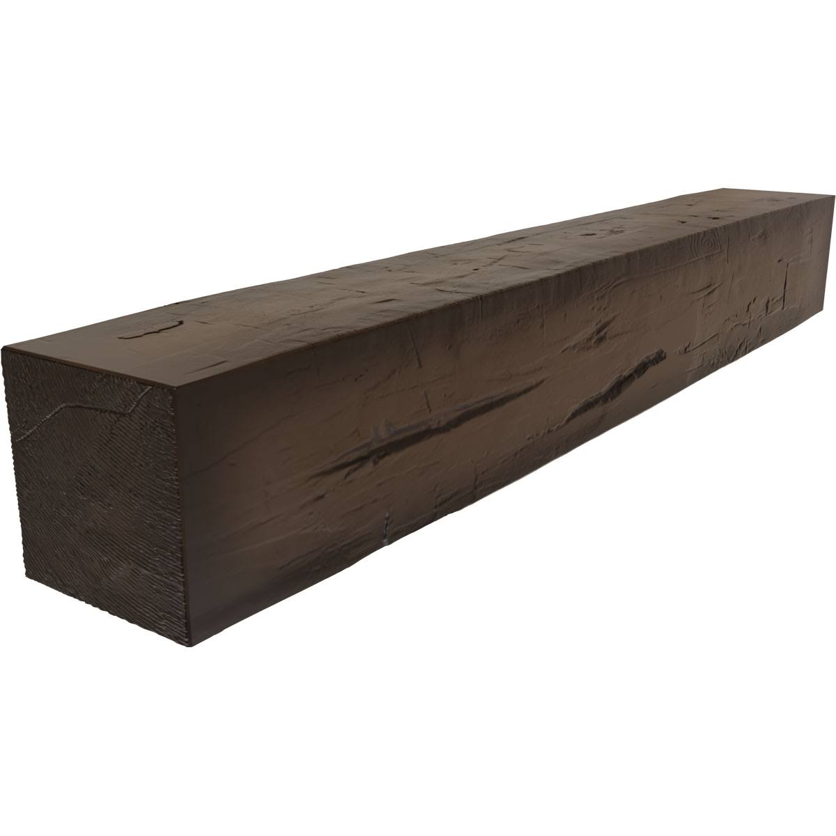 Natural Mahogany Faux Wood Fireplace Mantel S27847