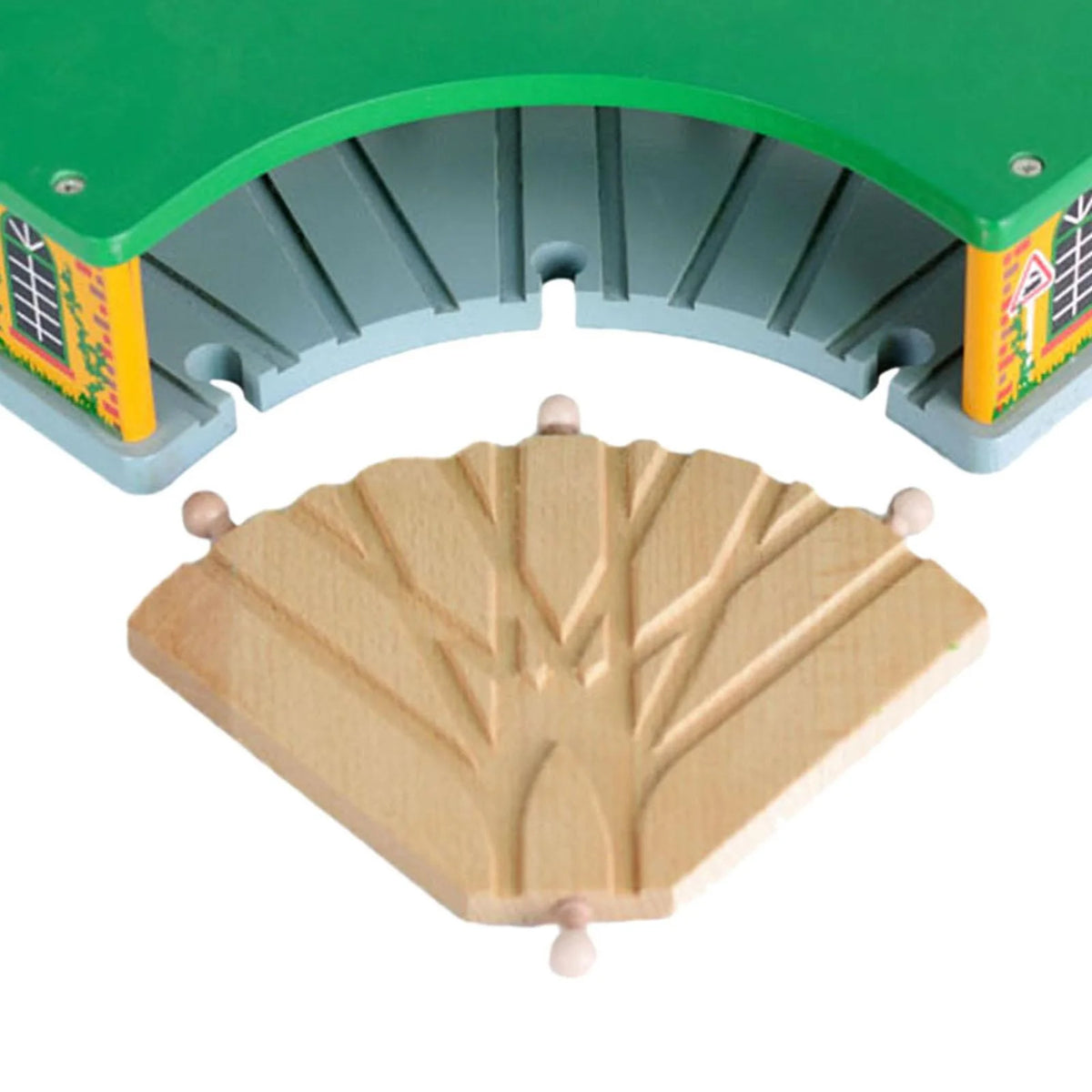 Wooden Train Shed Toy B906