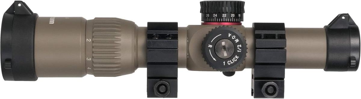 1-6x24 First Focal Plane Rifle Scope with Illuminated BDC Reticle Q18351