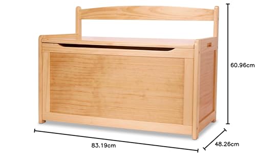 White Wooden Toy Chest L81520