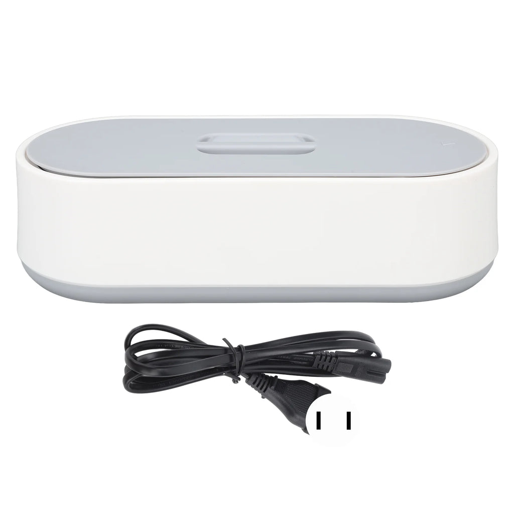 White and Grey Portable Ultrasound Cleaner H665721