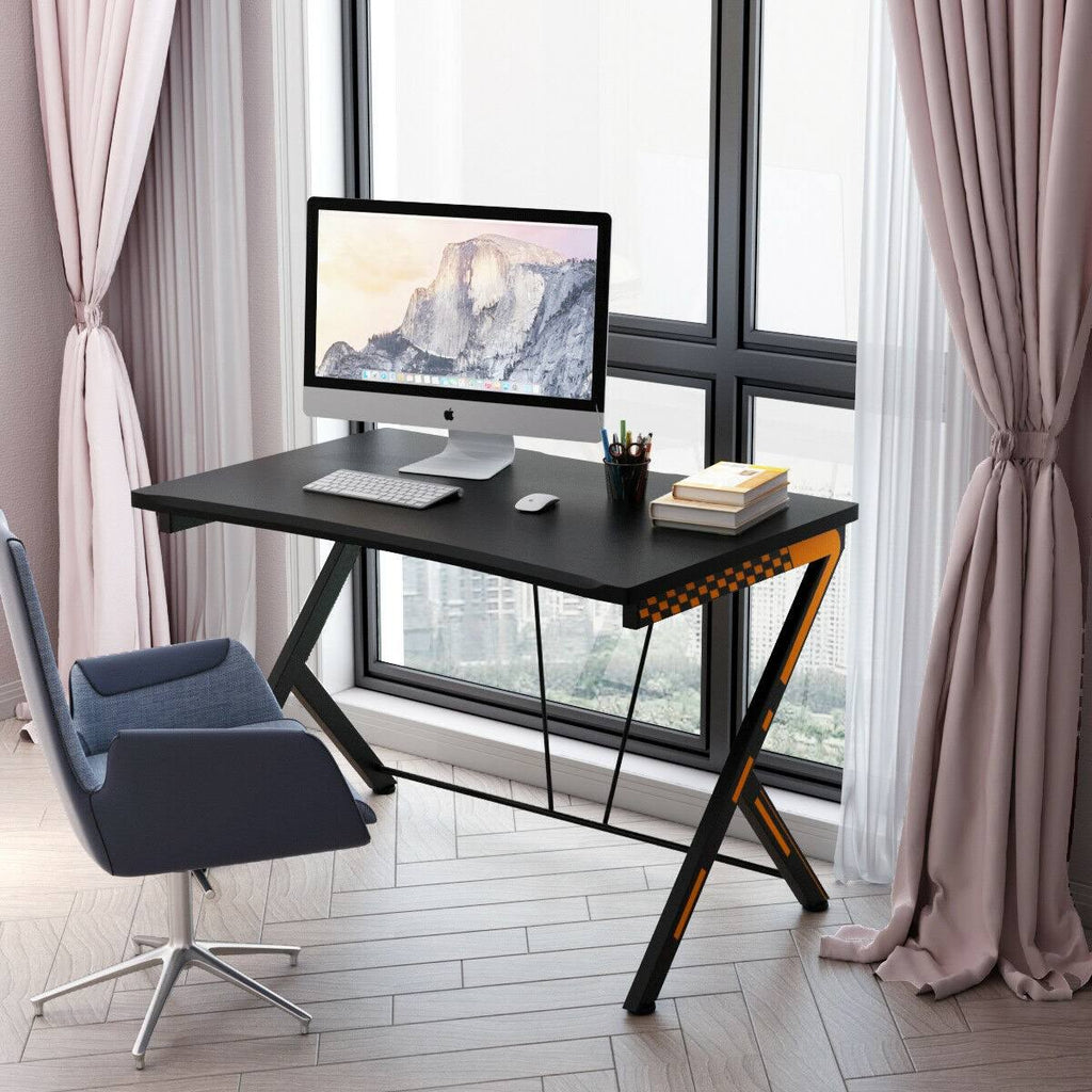 Black Ergonomic Gaming Desk V9214