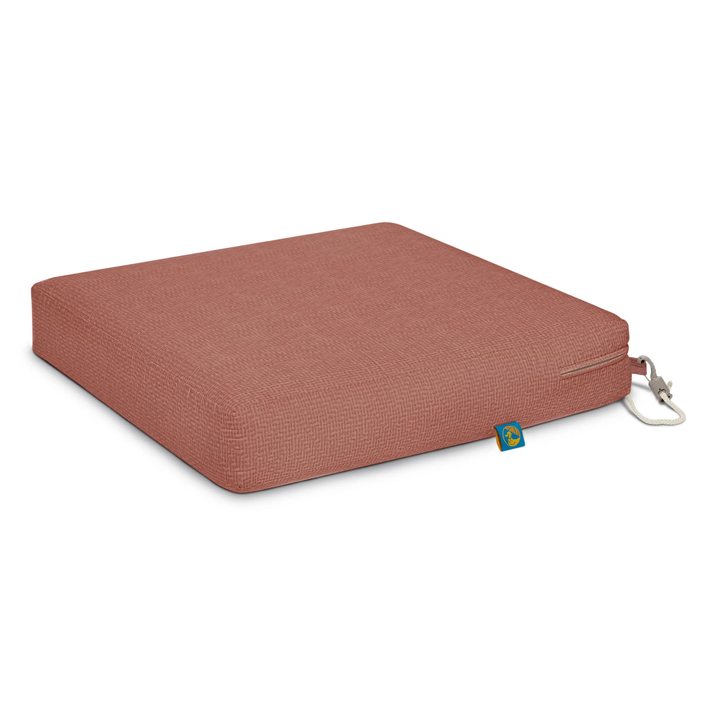 Water-Resistant Outdoor Dining Seat Cushion, 19 x 19 x 3 inch X75453