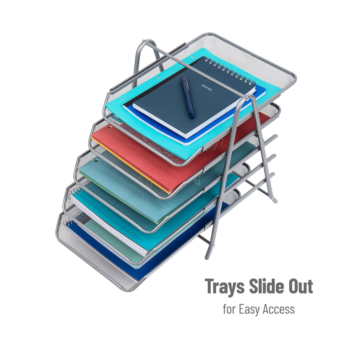 5-Tier Metal Mesh Paper Tray I9148