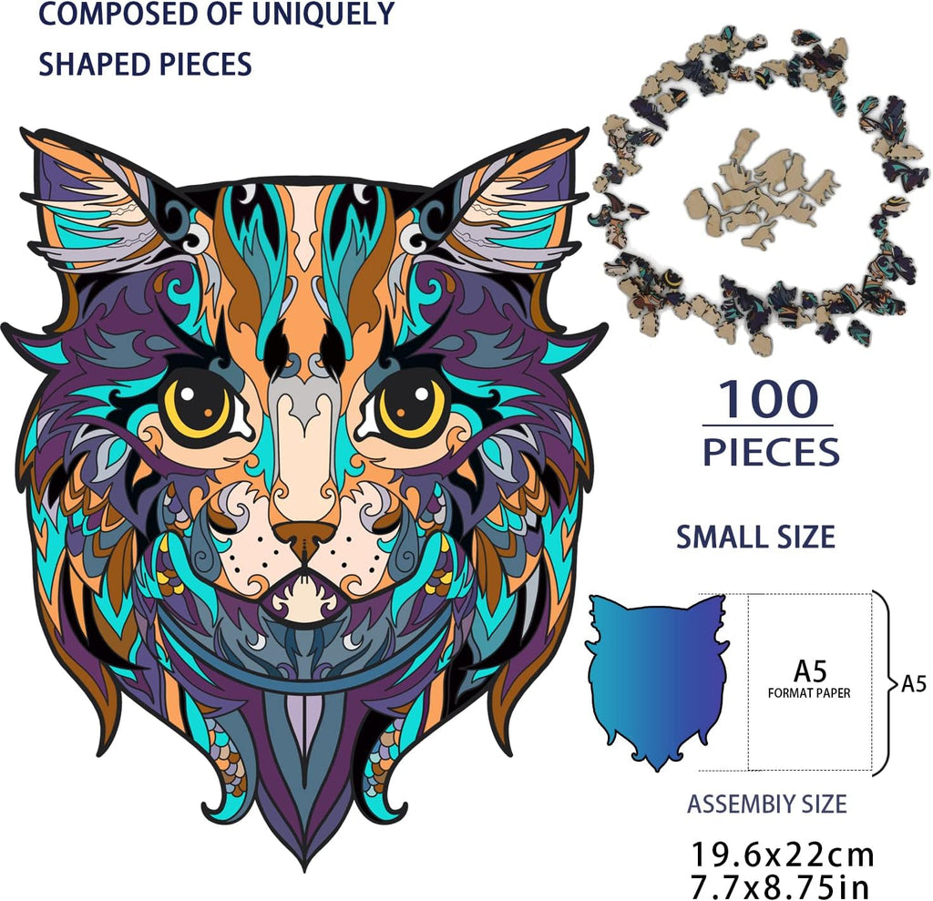 Wooden Jigsaw Puzzle, 332 Pieces, 11.8 x 10.5 Inch P102