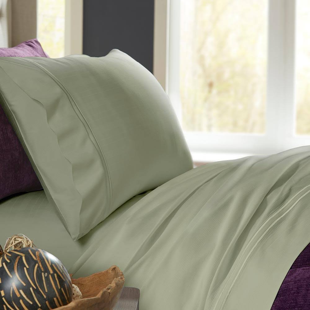 Lilac Cal King Bamboo Rayon Sheet Set I5453