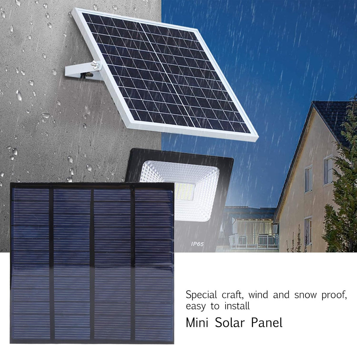 2Pcs DC 12V 150mA Solar Panel Mini Solar Battery Module with 1m Cable Polysilicon Solar Epoxy Cell Charger K110
