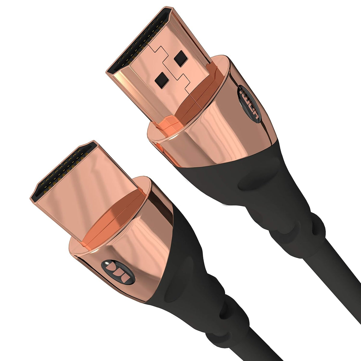 HDMI Cable 4k Ultra HD 6ft with Ethernet Cord, 24k Rose Gold Contacts, Pack of 2 U582444