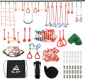 60ft Ninja Warrior Obstacle Course for Kids with Carry Bag H169468