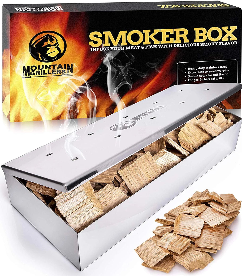 Grill Smoker Box for Wood Chips C250