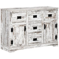 White 5 Drawer Buffet Cabinet N343