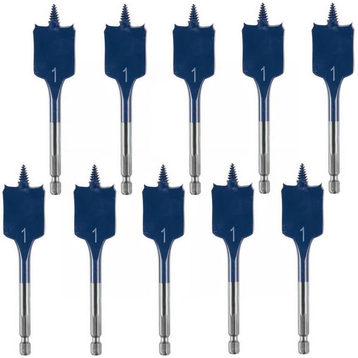 10 Pack of 1 In. x 4 In. Spade Bits H8460