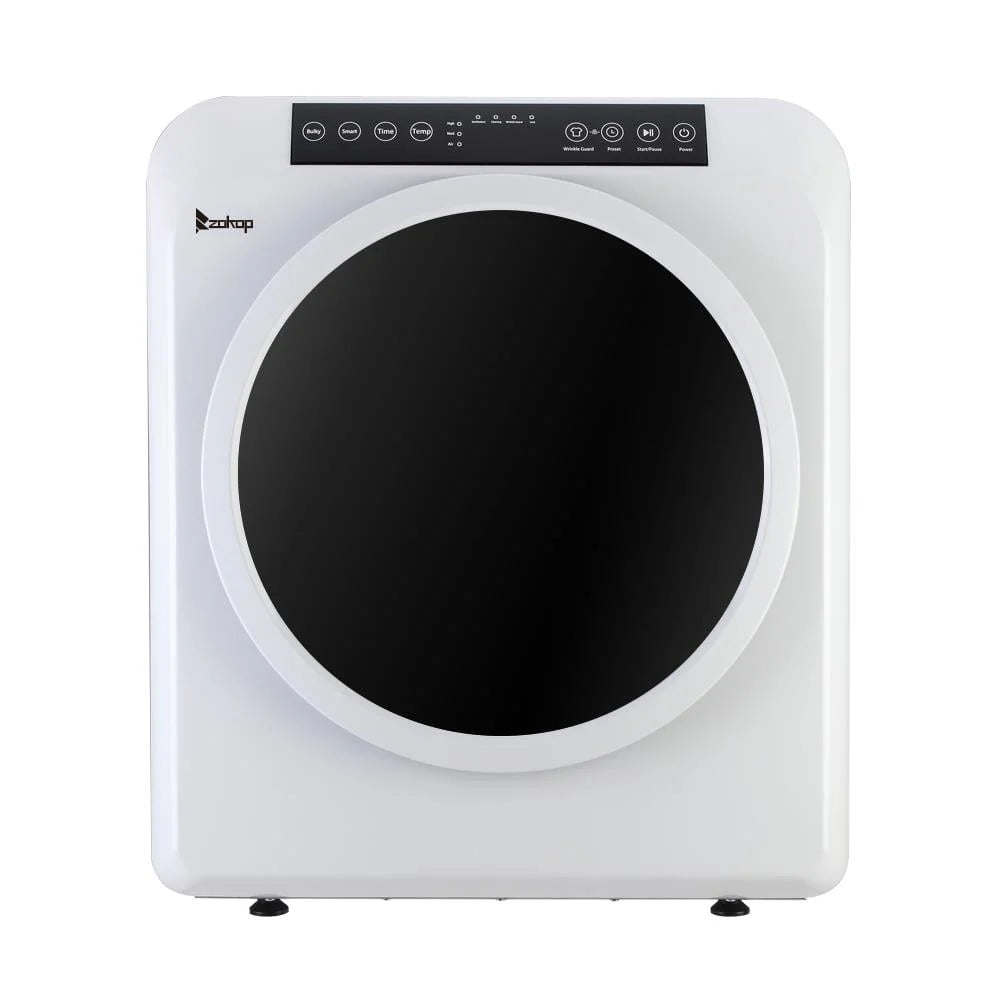 White 13lbs Capacity Stainless Steel Electric Clothes Dryer A414696