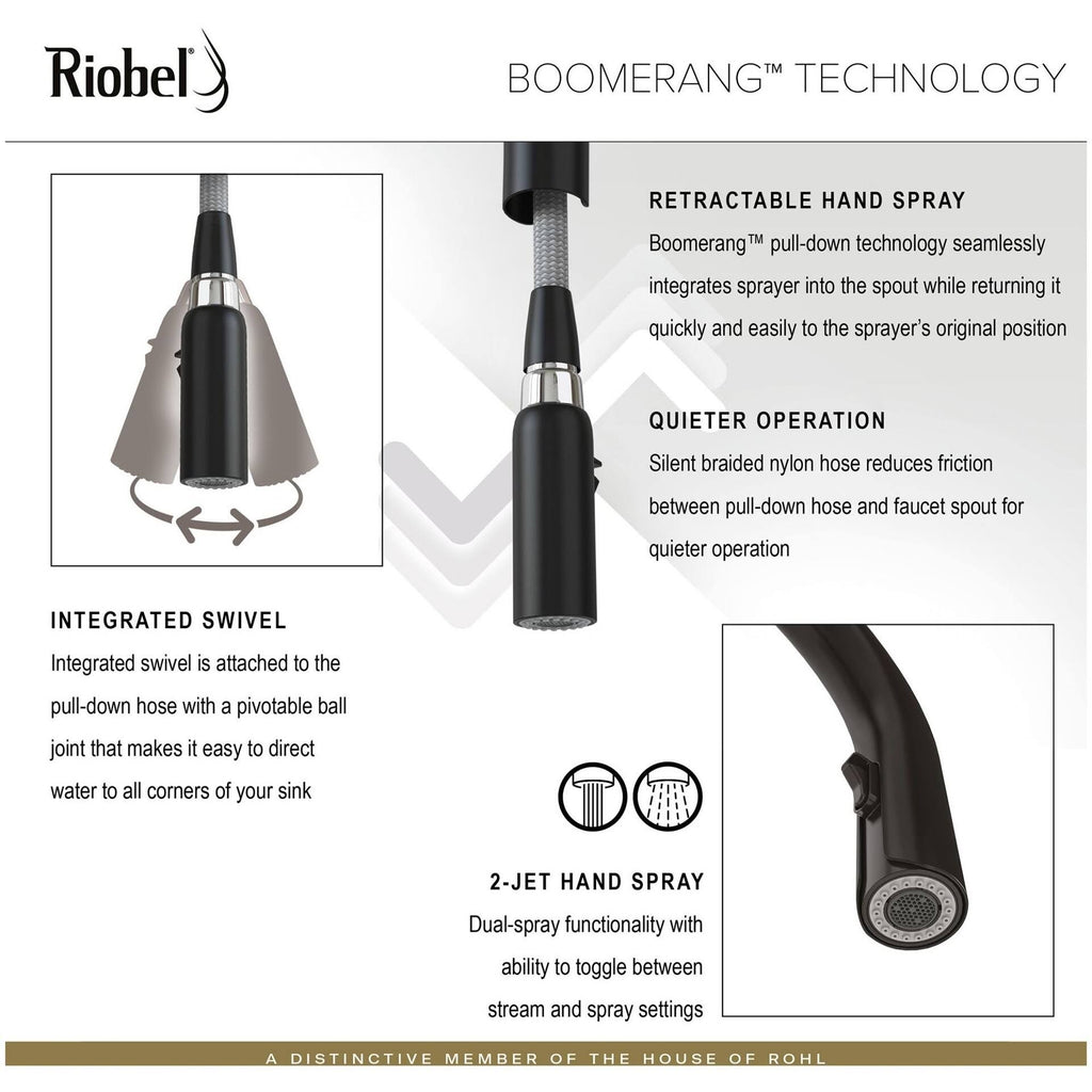 Chrome Kitchen Faucet with Spray I933