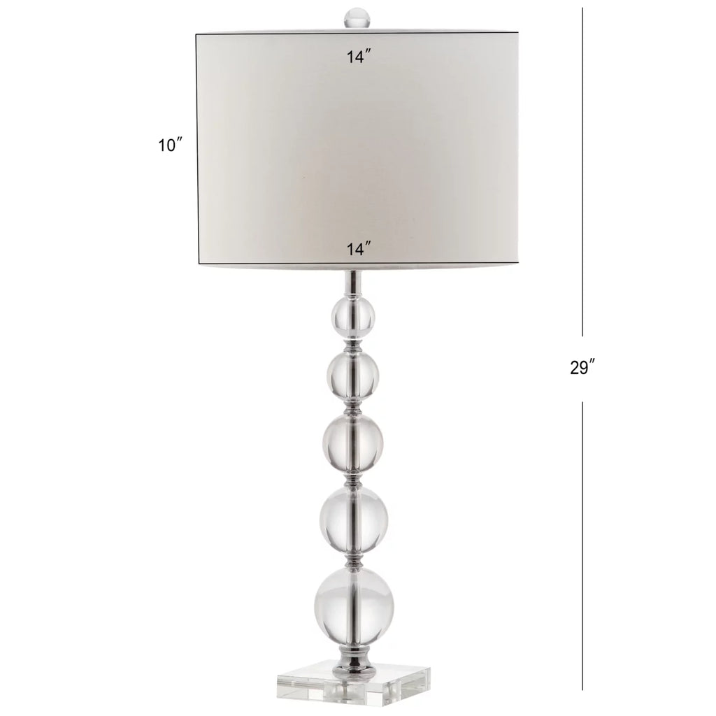 Clear Set of 2 Table Lamp Y596611