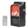 800W Plug-In Space Heater with Remote Control, Black N94682