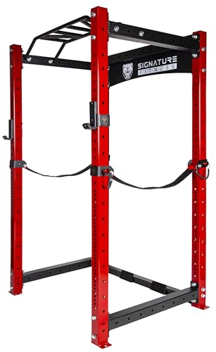 1000 Pound Capacity Power Rack Squat Stand with J-Hooks T81752
