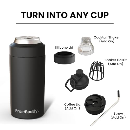 Stainless Steel Can Cooler for 12 oz & 16 oz Cans & Bottles K30374