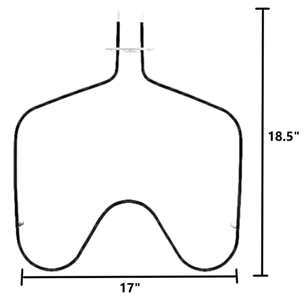 Electric Range Oven Bake Element 17" Length Heavy Duty A2401