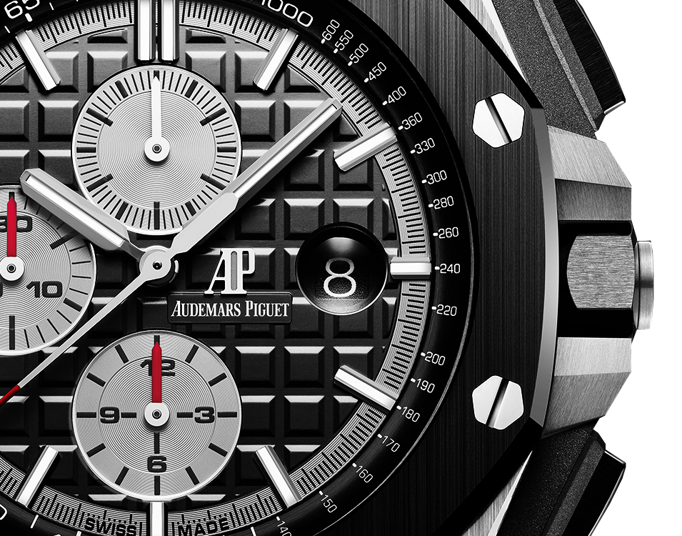 Black Dial Chronograph 44mm R558730