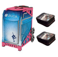 Pink Roller Sport Bag with 2 Small Utility Pouch L67865