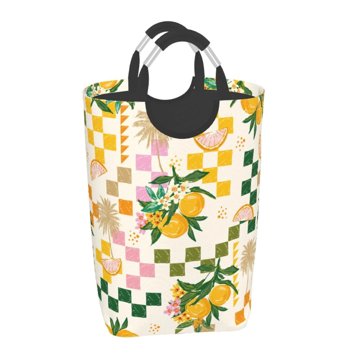 Large Canvas Fabric Laundry Hamper I62038